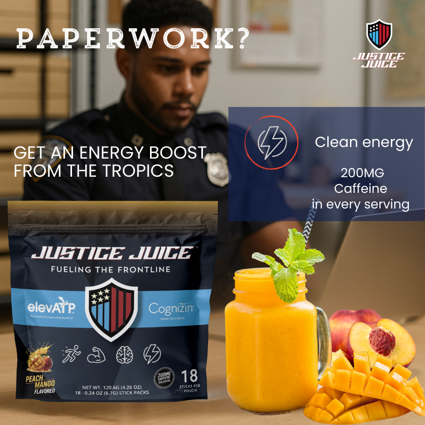 Justice Juice Your Ultimate First Responder Performance Drink Partner - 18-Unit Pack