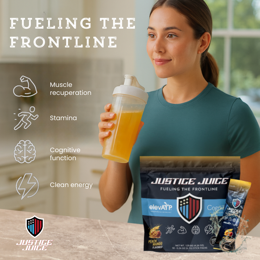 Justice Juice Your Ultimate First Responder Performance Drink Partner - 18-Unit Pack