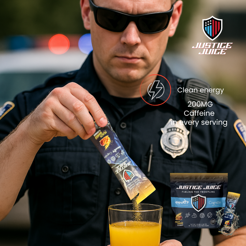 Justice Juice Your Ultimate First Responder Performance Drink Partner - 18-Unit Pack