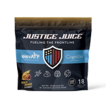 Justice Juice (Peach/Mango): Your Ultimate First Responder Performance Partner - 18-Unit Pack